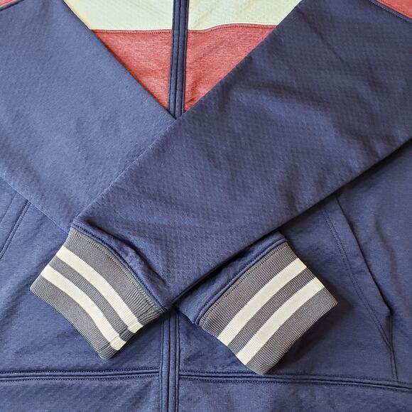 COTOPAXI Bandera Crew Full Zip Hoodie Jacket Blue Burgundy Women's Small ~ EUC - Picture 6 of 12